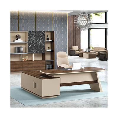 Stylish and Functional Executive Desk for Busy Professionals in Large Office