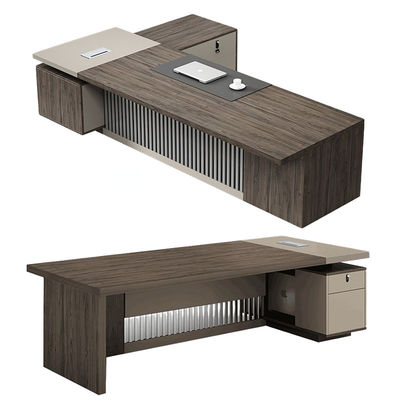 Extendable Office Furniture Design Executive Wooden Office Table for Boss CEO and Manager