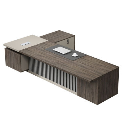 Extendable Office Furniture Design Executive Wooden Office Table for Boss CEO and Manager