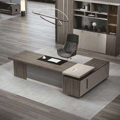 Extendable Office Furniture Design Executive Wooden Office Table for Boss CEO and Manager