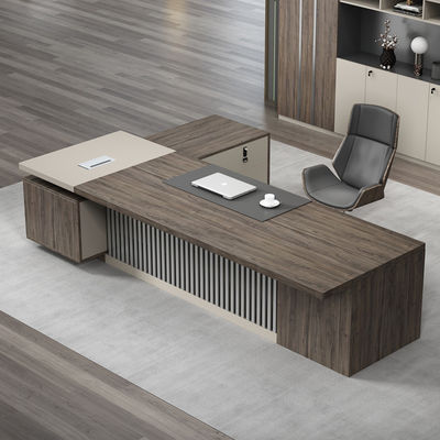 Extendable Office Furniture Design Executive Wooden Office Table for Boss CEO and Manager