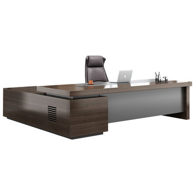 Commercial Furniture Modern Wooden Executive Office Table with 50mm Thickness