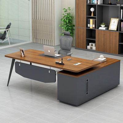 Wood Style Panel Computer Office Desk for Workstation at Home or Office