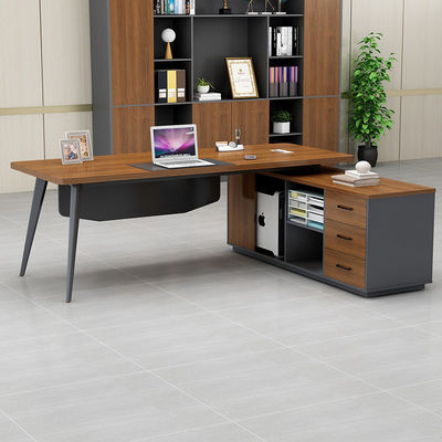 Wood Style Panel Computer Office Desk for Workstation at Home or Office