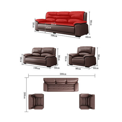 Italian Design Negotiation Coffee Table Combination for Parlor and Business Reception
