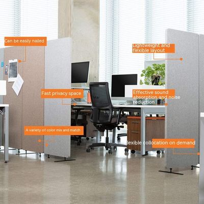 Modern Stylish Sound-Absorbing Folding Screen for Office Showroom and Cafe Decoration