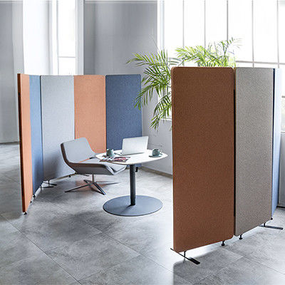 Modern Stylish Sound-Absorbing Folding Screen for Office Showroom and Cafe Decoration