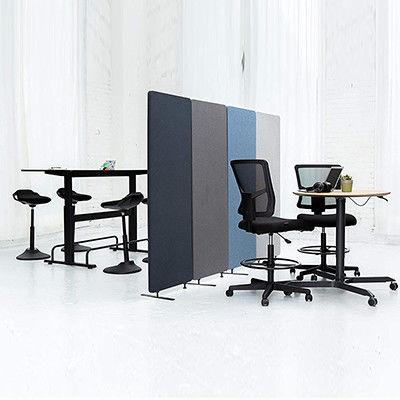 Modern Stylish Sound-Absorbing Folding Screen for Office Showroom and Cafe Decoration