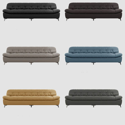 Multifunctional Reclining Leather Office Sofa for Villa Chinese Style Business Office