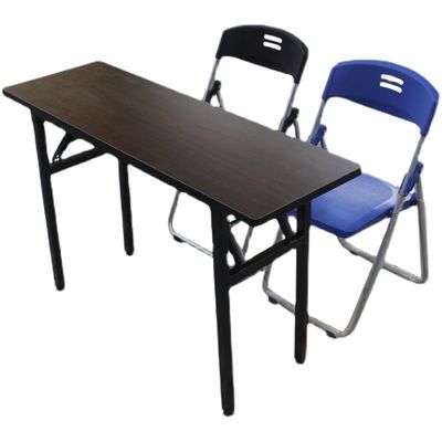 Wood Style PANEL Folding Desk and Chairs for Office Furniture Modern Conference Table