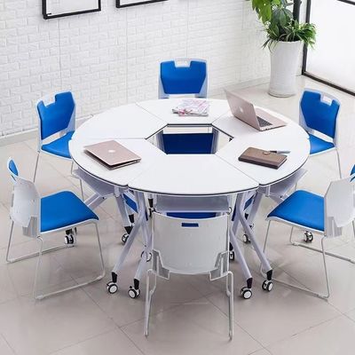 Customizable Folding Training Hexagonal Combination Table for Multifunctional Activities
