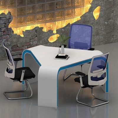 ODM Modern Triangle Office Desk and Chair Combination Small Showroom Conference Table