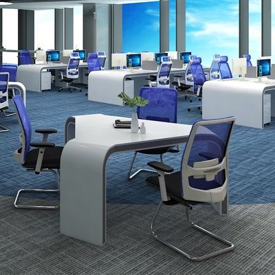 ODM Modern Triangle Office Desk and Chair Combination Small Showroom Conference Table