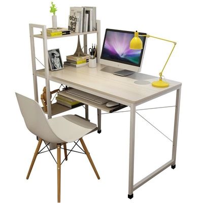 Space-Saving Desktop Computer Desk for Student Writing and Study in Apartments