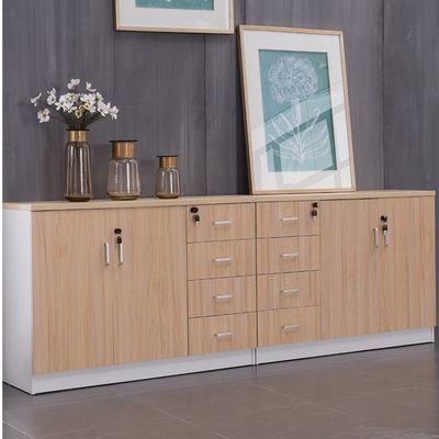 Mail packing N Office Partition Wooden File Cabinet with Lock and Drawer Storage
