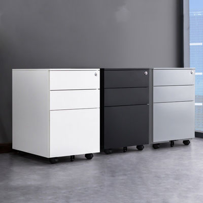 Commercial Furniture Under Desk Mobile Filing Cabinet with Lock and Drawer