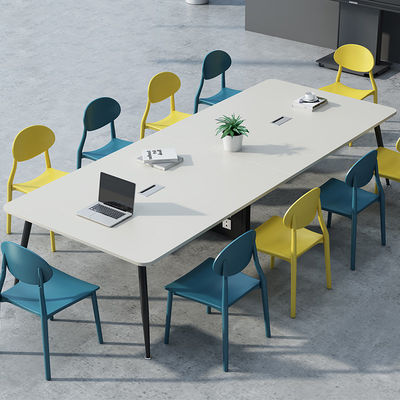 Office Furniture Conference Workbench Steel Frame Training Negotiation Table Set