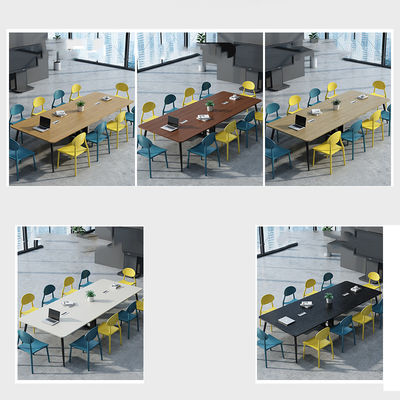 Office Furniture Conference Workbench Steel Frame Training Negotiation Table Set