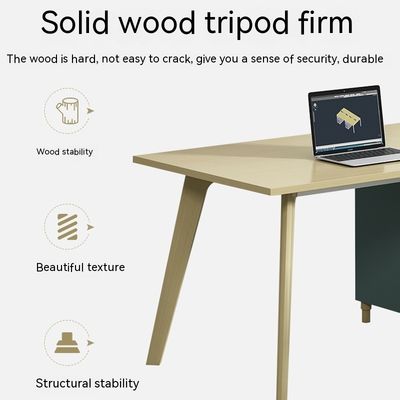 Commercial Furniture Modern Solid Wood Staff Desks and Chairs for Finance Workstation