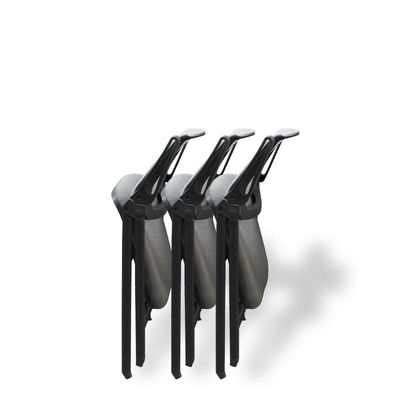 Comfortable Training Office Chair with Fixed Handrail Reclining and Foldable Design