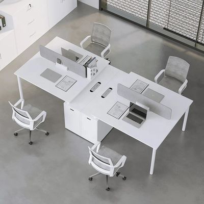 Customized Colors Modern Office Furniture Computer Workstation Table for Single Seater