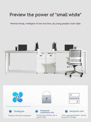Customized Colors Modern Office Furniture Computer Workstation Table for Single Seater