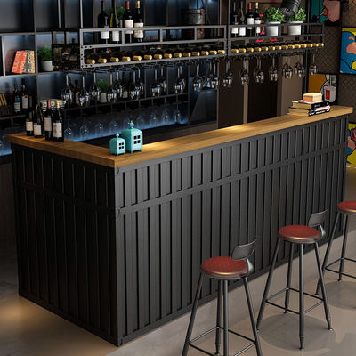 Hotel Reception Desk Vintage Iron Checkout Counters Made in American Industrial Style