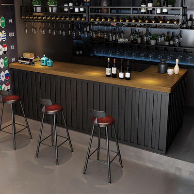 Hotel Reception Desk Vintage Iron Checkout Counters Made in American Industrial Style