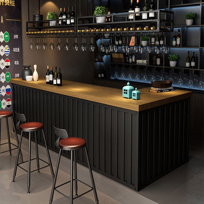 Hotel Reception Desk Vintage Iron Checkout Counters Made in American Industrial Style