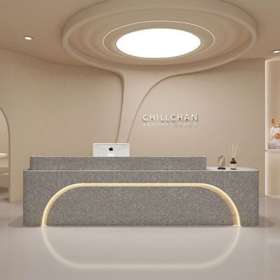 Multifunctional Simple Modern Reception Desk for Customized in Luxury White Restaurant