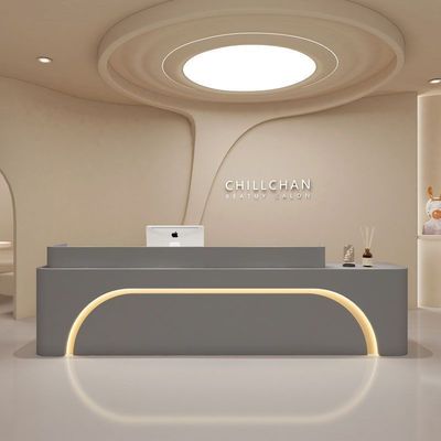 Multifunctional Simple Modern Reception Desk for Customized in Luxury White Restaurant