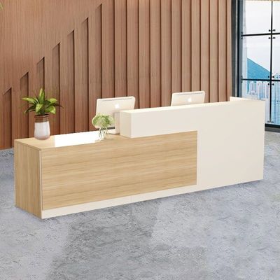 Reception Desk Beauty Salon Color Customized 140*60*100 cm Made in 2023 Modern Style