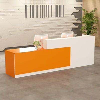 Reception Desk Beauty Salon Color Customized 140*60*100 cm Made in 2023 Modern Style