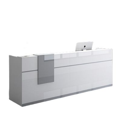 Front Desk Reception Consultation Customizable Simple Bar Cabinet for Company Cashier