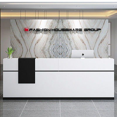 Front Desk Reception Consultation Customizable Simple Bar Cabinet for Company Cashier