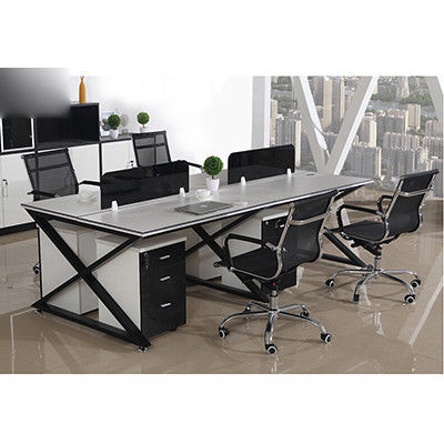 4 Person and 6 Person Combination Office Furniture for Collaborative Modern Workspace