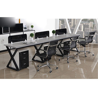 4 Person and 6 Person Combination Office Furniture for Collaborative Modern Workspace
