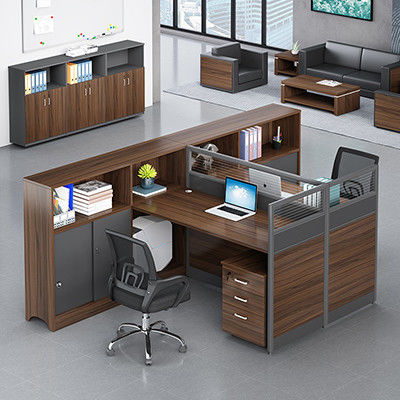 ISO9001/ISO14001 Certified Staff Office Desk and Chair Combination for 2 or 4 People