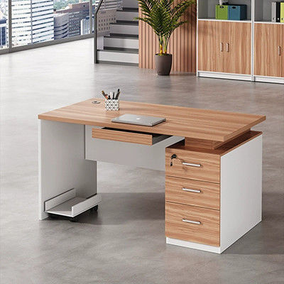 Desktop Computer Office Desk and Chair Combination for Simple Modern Writing Workstation