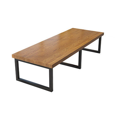 European Style School Negotiation Table with Convertible Design and Solid Wood Material