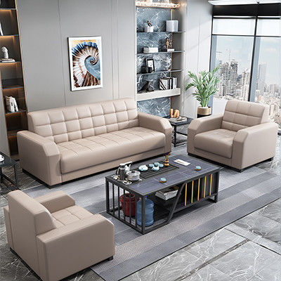 Modern Office Furniture Customized Leather Sofa Set Chinese Style Contemporary 2 Sets