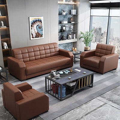 Modern Office Furniture Customized Leather Sofa Set Chinese Style Contemporary 2 Sets