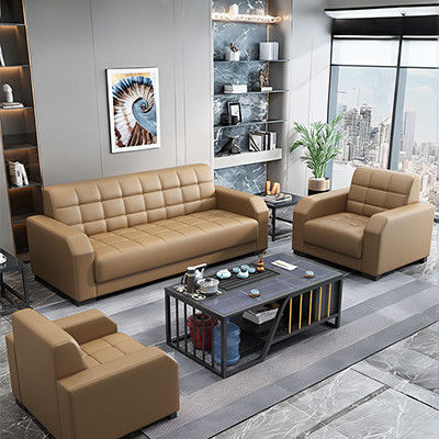 Modern Office Furniture Customized Leather Sofa Set Chinese Style Contemporary 2 Sets