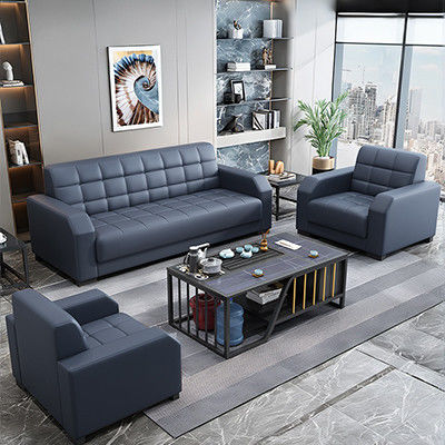 Modern Office Furniture Customized Leather Sofa Set Chinese Style Contemporary 2 Sets