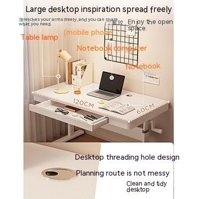 Student Study Writing Desk Elevate Your Productivity with This Wooden Office Desk