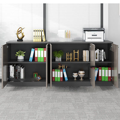 Sturdy and Durable Wooden Shelves Staff Sideboard Storage File Cabinet for Office