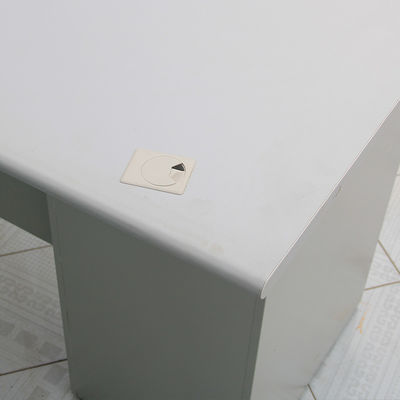 ISO9001/ISO14001 Certified Modern Stainless Steel Computer Desk with Lockable Drawer