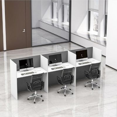 Modern Private Space Office Furniture Workstation with Extendable Desk and Chair Sets