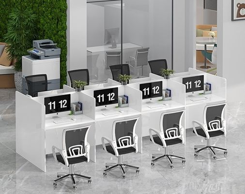 Modern Private Space Office Furniture Workstation with Extendable Desk and Chair Sets