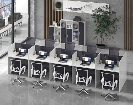 Modern Private Space Office Furniture Workstation with Extendable Desk and Chair Sets
